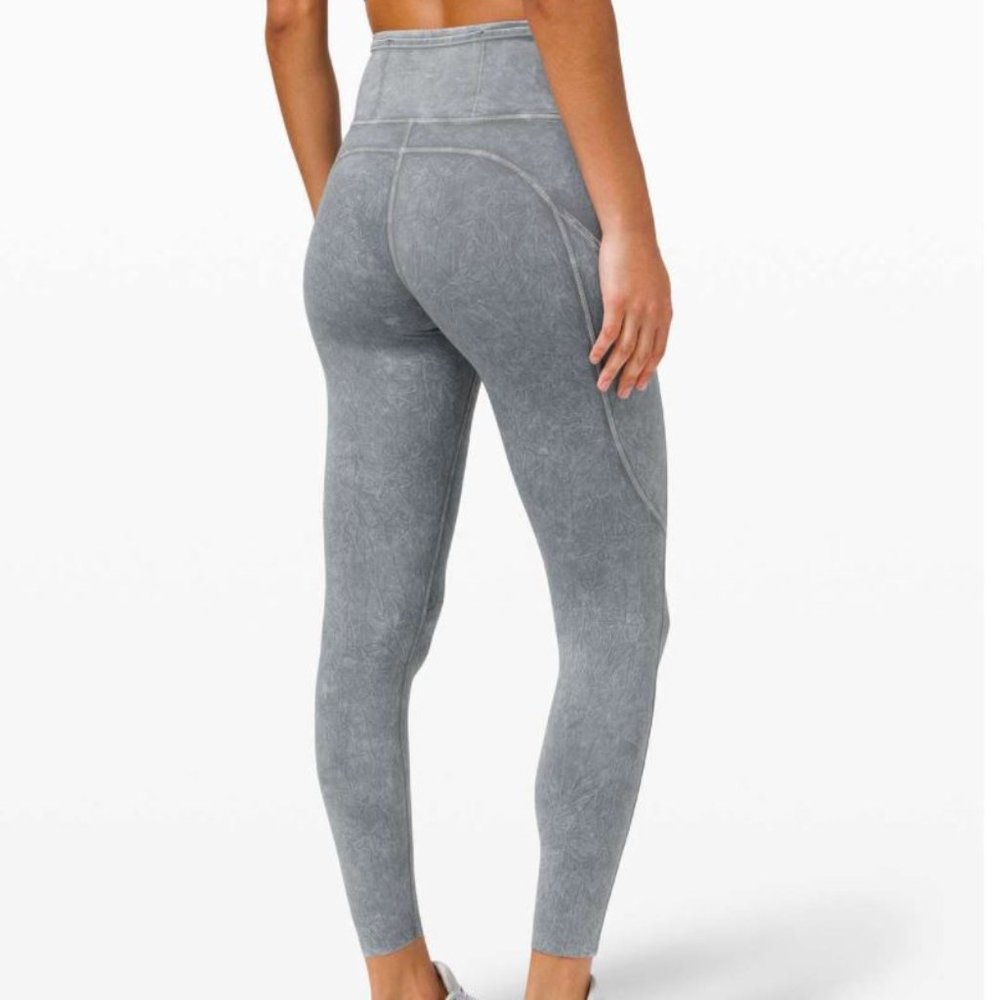 Lululemon Fast and Free High Rise Tight 25" *Ice Dye Ice
